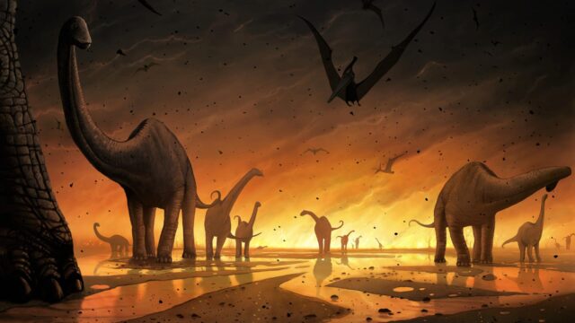 كيف انقرضت الديناصورات